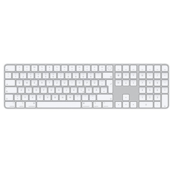 Apple Magic Keyboard for Mac with Touch ID and Numeric Keypad silicon - Tastatur - German - Silber