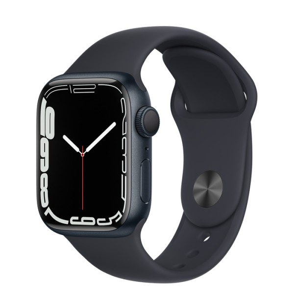 Apple Watch S7 Aluminium 41mm Mitternacht - Sportarmband mitternacht