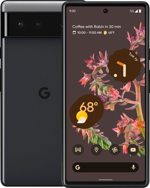 GOOGLE PIXEL 6 Smartphone 5G 128GB, SCHWARZ